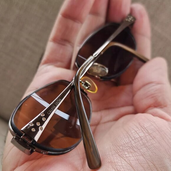 Celine Dion Women Eyeglasses CD5771 Brown Tone Half Rim Glasses 56[]15 135 main image 5